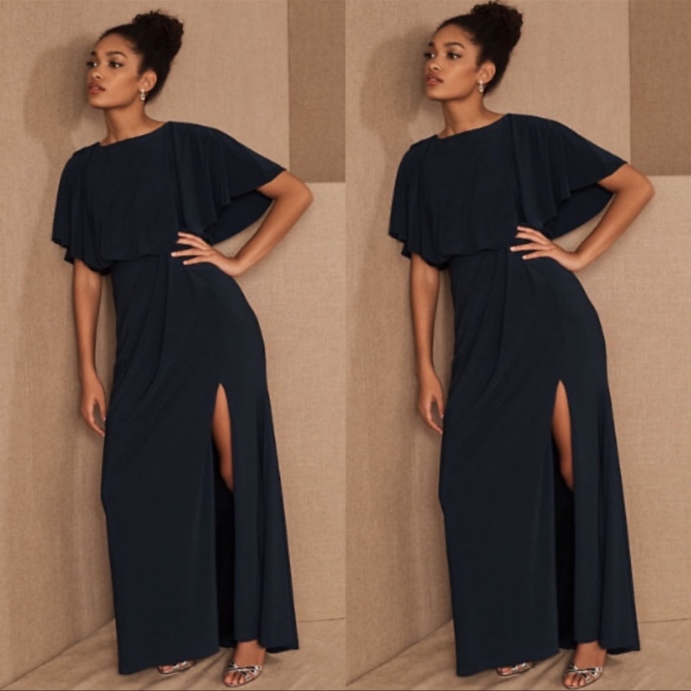 Anthropologie x BHLDN Lena Dress Color: Navy